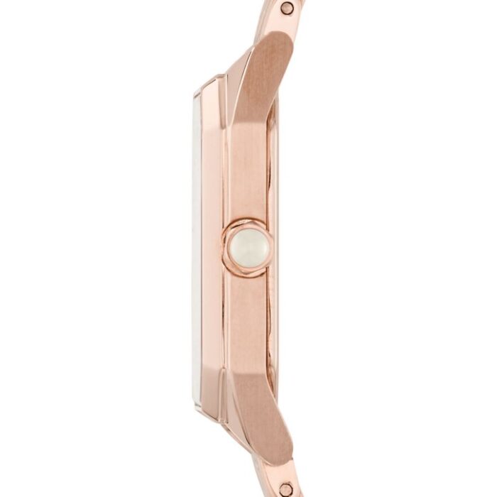 Emporio Armani Gioia Quartz Mother of Pearl Dial Rose Gold Steel Strap Watch For Women - AR11389 - Image 7