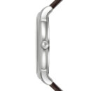 Emporio Armani Kappa Quartz White Dial Brown Leather Strap Watch For Men - AR80006