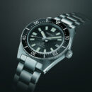 Seiko Prospex 1965 Modern Re Interpretation Automatic Black Dial Silver Steel Strap Watch For Men - SPB143J1
