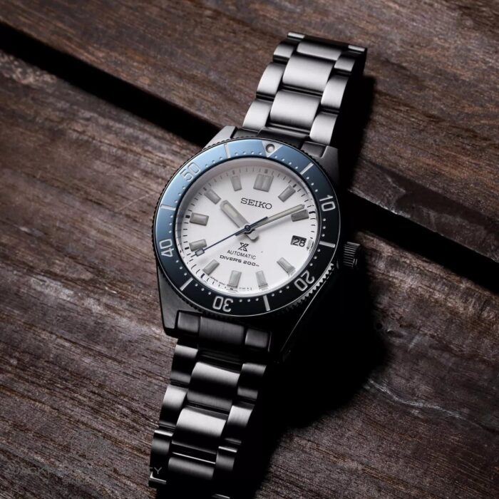 Seiko Prospex Diver 140th Anniversary Limited Edition White Dial Silver Steel Strap Watch For Men - SPB213J1 - Image 4